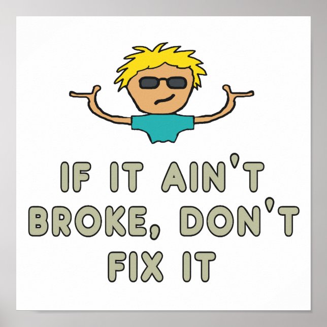 Om det inte är Fattigt, laga det inte Poster (Framsidan)