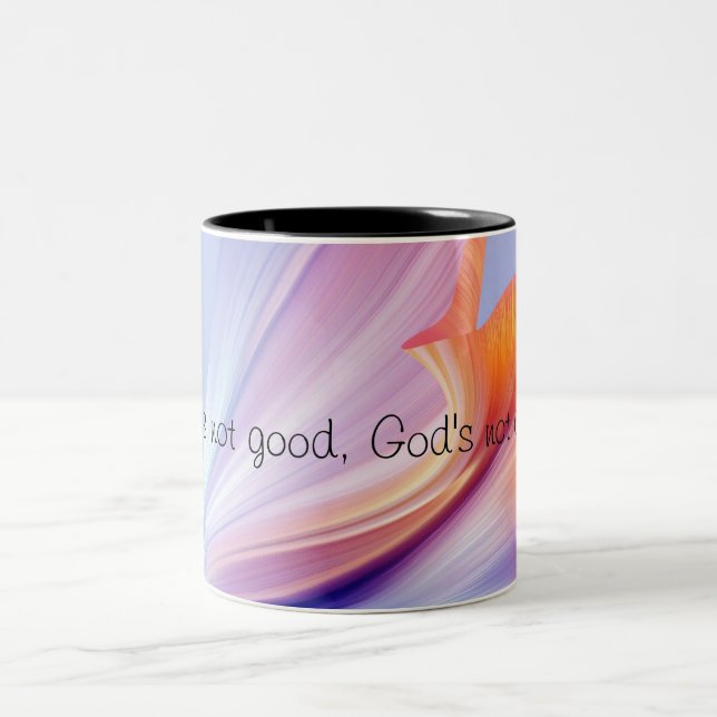 Om det inte är gjort med tillit inspirerande mugg (Center)