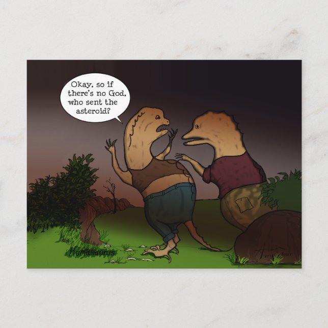 Om det inte finns Gud.. . Vykort (Framsida)