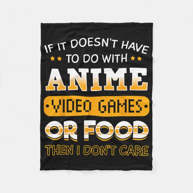 Om det inte har med anime, tv-spel eller  fleecefilt (Framsidan)