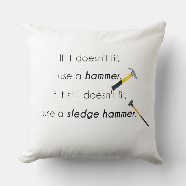 Om det inte passar, kudde (Framsida)