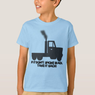 Om det inte röker den svart ungeutslagsplatsen t-shirt