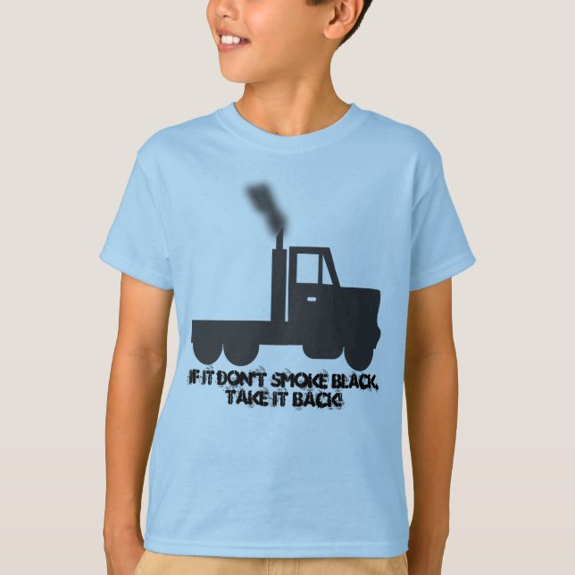 Om det inte röker den svart ungeutslagsplatsen tee (Framsida)