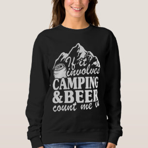 Om det involverar camping- och ölräkning i Hiker J T Shirt