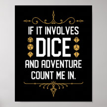 Om det involverar Dice Count me in FUNNY Tabletop 