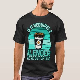 Om det krävs en blandning av kaffe, barista och ko t shirt