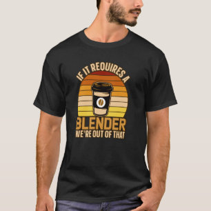 Om det krävs en blandning av kaffe, barista och ko t shirt