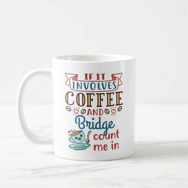 Om det omfattar kaffe och bryggkort kaffemugg (Vänster)
