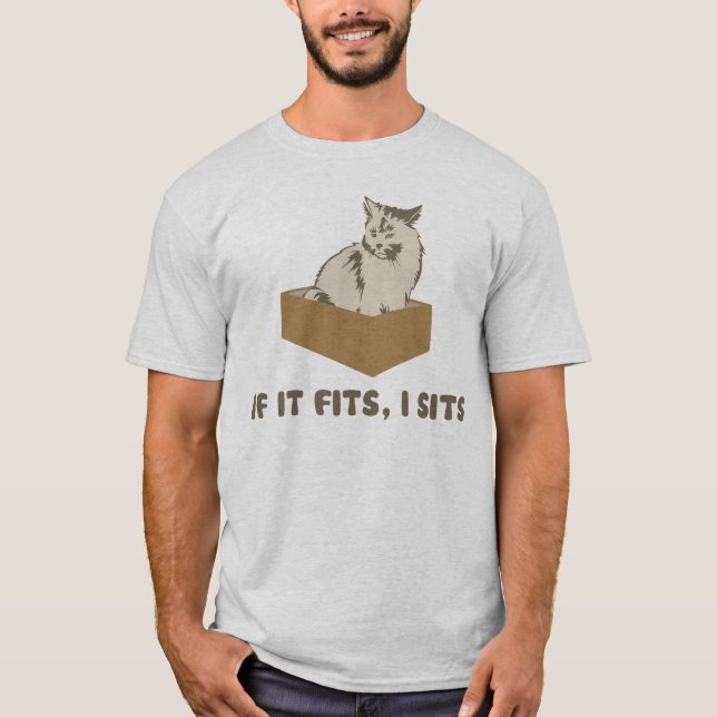 Om det passar så passar det... tee shirt (Framsida)