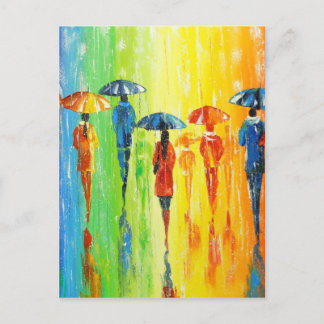 Om det regnar , så en ljus vykort