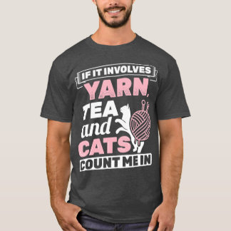 Om det rör sig om garnstav Knitter Knitting Croc T Shirt