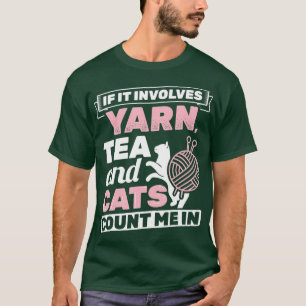 Om det rör sig om garnstav Knitter Knitting Croc T Shirt