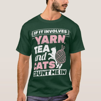 Om det rör sig om garnstav Knitter Knitting Croc T Shirt