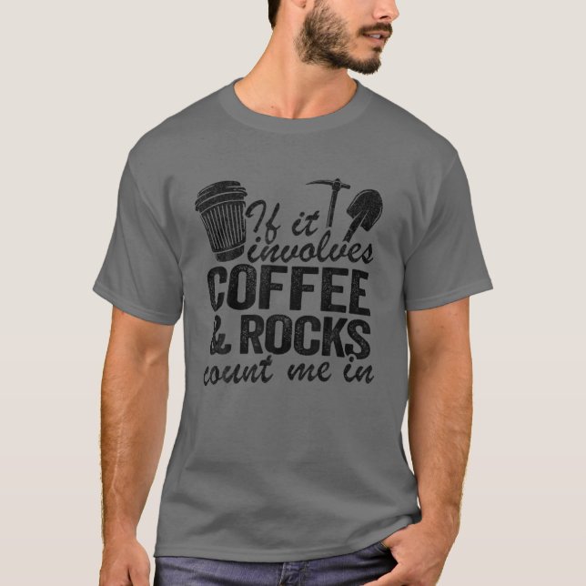 Om det rör sig om kaffe t shirt (Framsida)