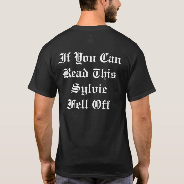 Om dig CanRead denna avverkning (för Tee Shirt (Baksida)