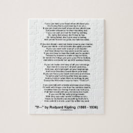 Om- Dikt av Rudyard Kipling (ingen Kipling Bild) Pussel