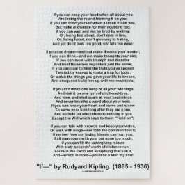 Om- Dikt av Rudyard Kipling (ingen Kipling Bild) Pussel
