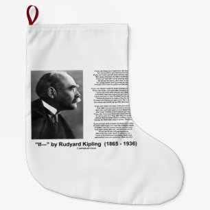"Om— " Dikt av Rudyard Kipling Inspirational Stor Julstrumpa