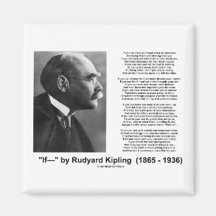 "Om" dikt av Rudyard Kipling Magnet