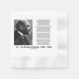 "Om— " dikt av Rudyard Kipling Pappersservett