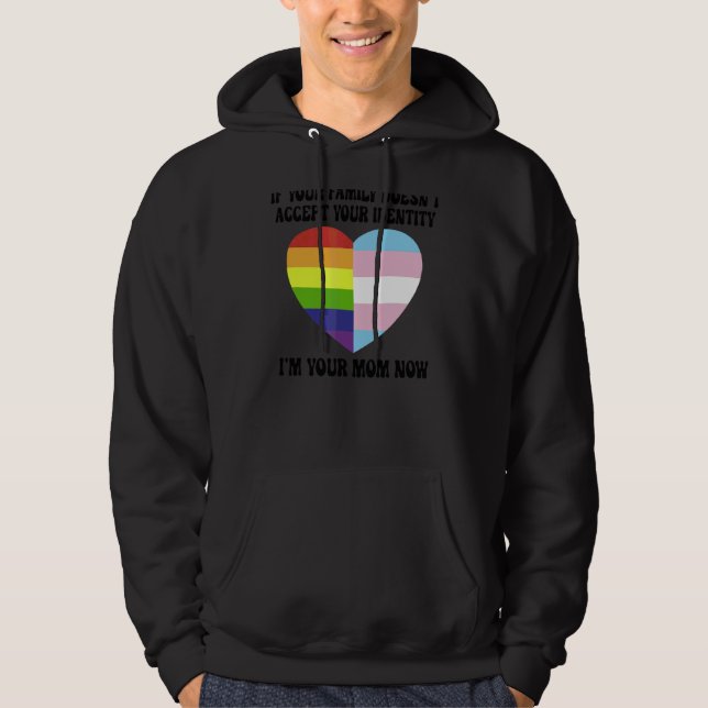 Om din familj inte accepterar din identitet är jag hoodie (Framsida)