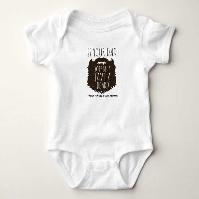 OM DIN PAPPA INTE HAR EN MAMMORHIPSTER FÖR SKÄGG TEE (Framsida)