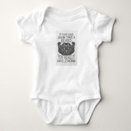 Om din pappa inte har ett skägg Onsie Tröja