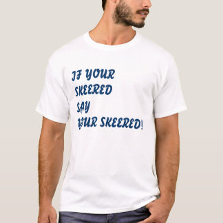 OM DIN SKEERED TEE SHIRT