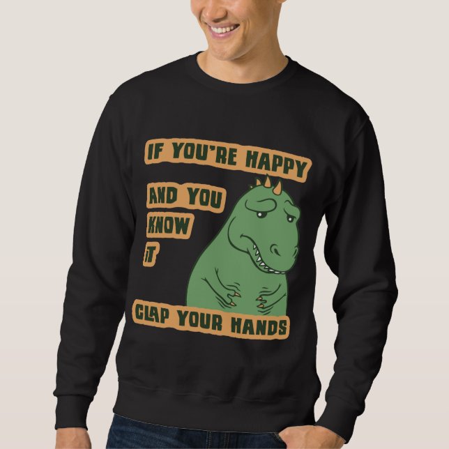 Om dina ärmar ner sweatshirt (Framsida)