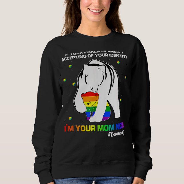 Om dina föräldrar inte accepterar är jag din Mamma T Shirt (Framsida)