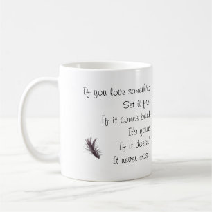 Om du älskar något - ordstävet med bild kaffemugg