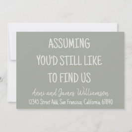 Om du ändå skulle vilja hitta oss lustig flytta meddelande