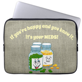 Om du är Lycklig och du vet att det är dina medel Laptop Fodral