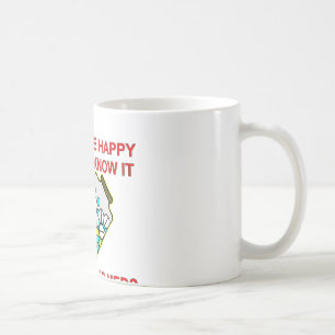 Om du är Lycklig och vet att det dina medel Kaffemugg