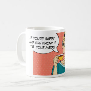 Om du är lycklig och vet det T-Shirt Kaffemugg