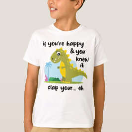 Om du är lycklig och vet det T-shirt (ljus)