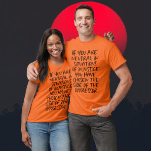 Om du är Neutralt i orättvisa situationer T Shirt