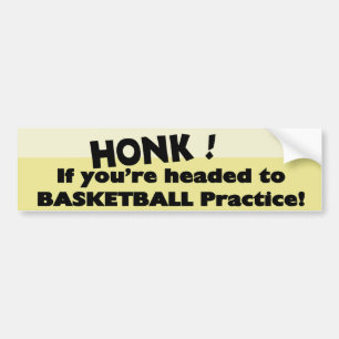 Om du är på väg till Basketball träning Bildekal