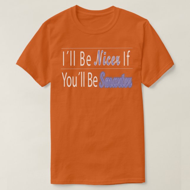 Om du är smartare 1 t shirt (Design framsida)