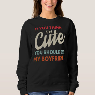 Om du är Tänka så ska du träffa min pojkvän T Shirt