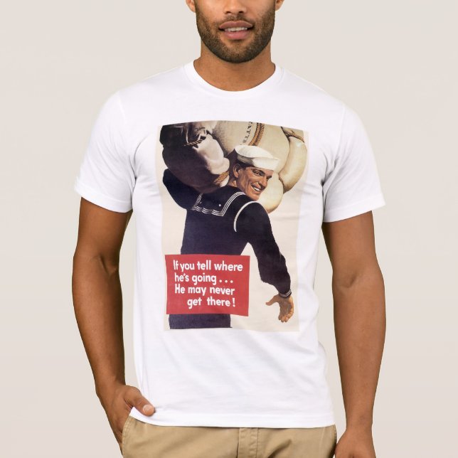 Om du berättar vart han ska? tröja (Framsida)