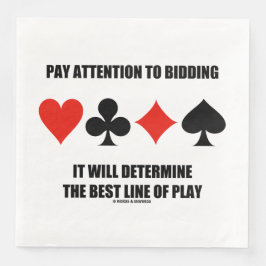 Om du betalar uppmärksamhet på Bidding kommer bäst Pappersservett