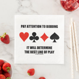 Om du betalar uppmärksamhet på Bidding kommer bäst Pappersservett