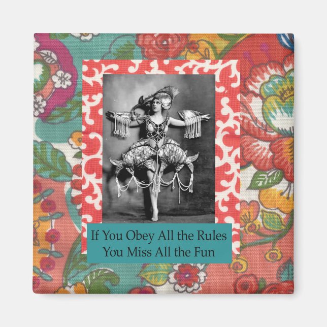 Om du bey hela Reglerna... Funny Magnet (Framsidan)