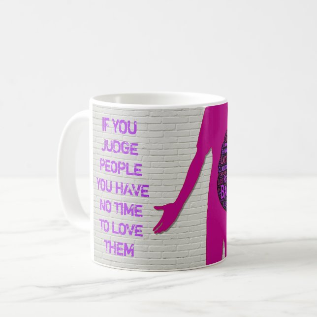 Om du dömer folk, citera kaffe mu kaffemugg (Framsida vänster)