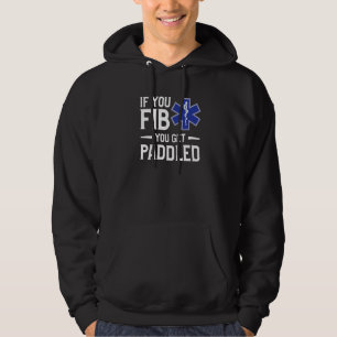Om du får förmaksflimmer får du stryk ambulanssjuk hoodie