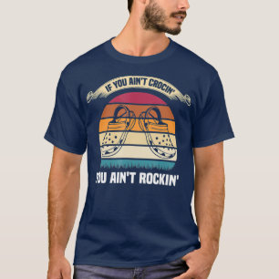 Om du ger Crocin får du stryk Rockin Funny Retro T Shirt