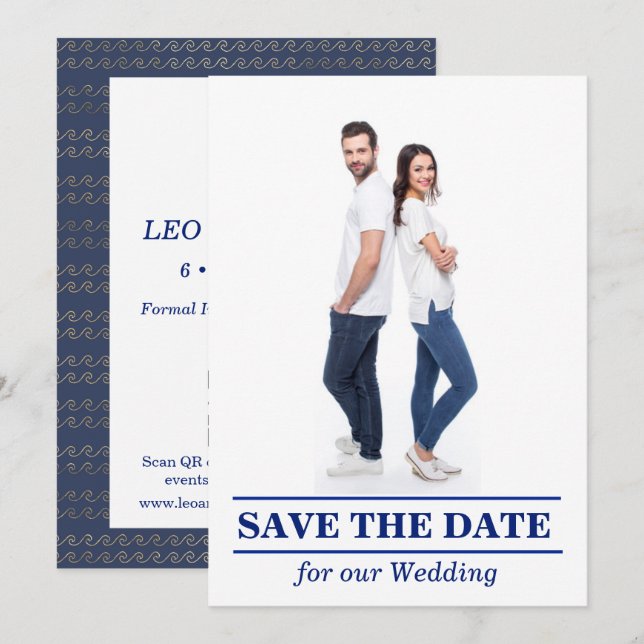 Om du gillar segling Platt Spara datum-kort Datumet (Fram/baksida)