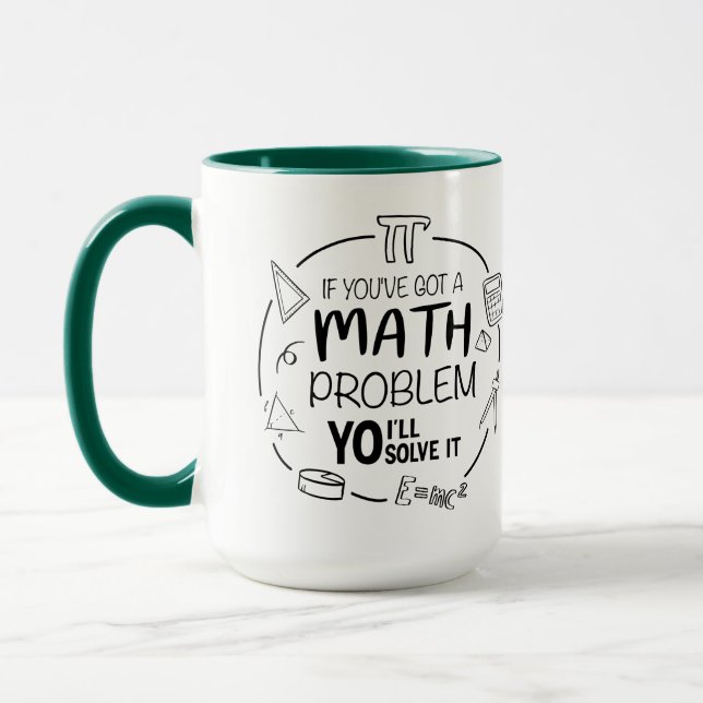 Om du har ett (matte) problem, YO jag löser det,  Mugg (Vänster)