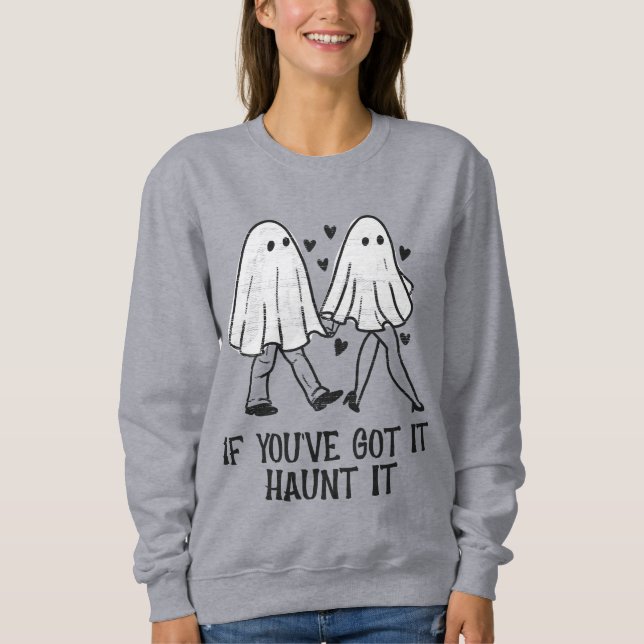 Om du har Har det, vänd det - Mysigt Ghost-par T Shirt (Framsida)